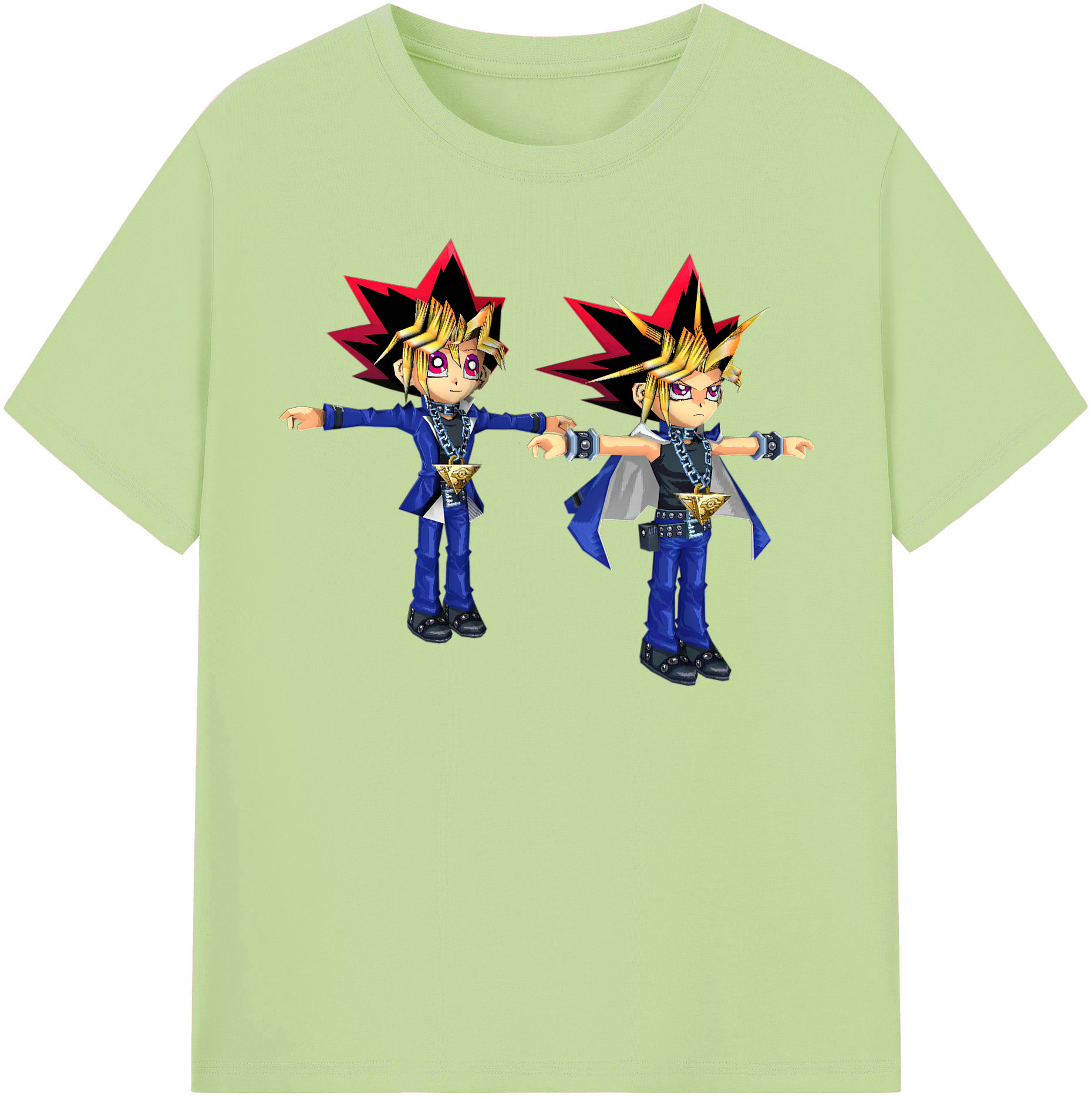（画像用） 遊☆戯☆王 Yu-Gi-Oh! 綿100％半袖Tシャツ（フロントプリント）